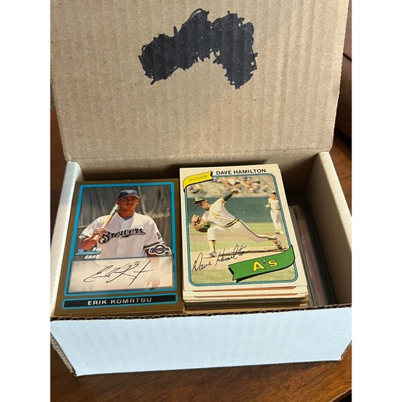 Lot of 190 Vintage Misc Common Baseball Cards Lot #13 - Picture 2 of 3